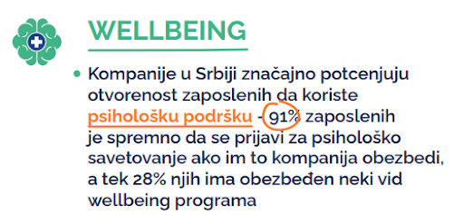 Dobrobit zaposlenih.